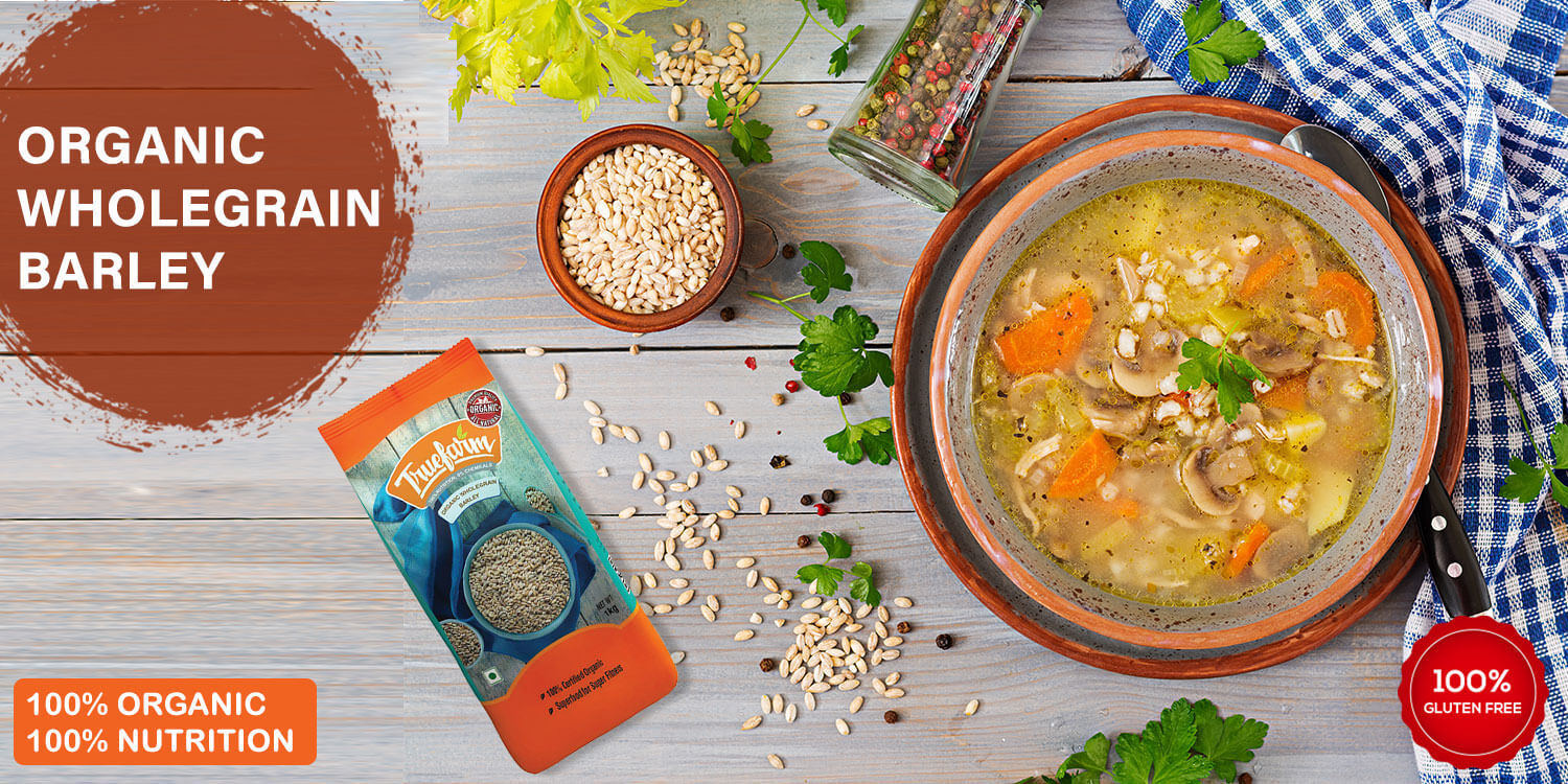 Buy Organic Whole Grain Barley Online I Wide Range of Nutrition Benefits
