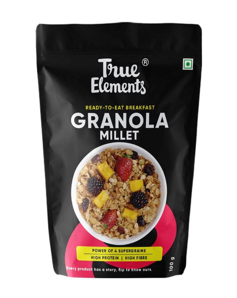 True Elements Millet Granola 100g Health Total