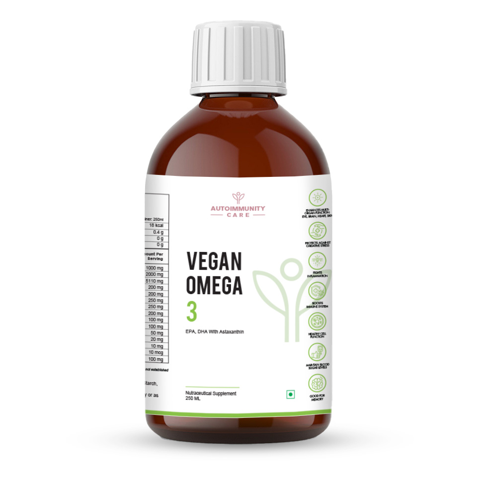 Vegan Omega 3 EPA, DHA with Astaxanthin l 250 ml Oil