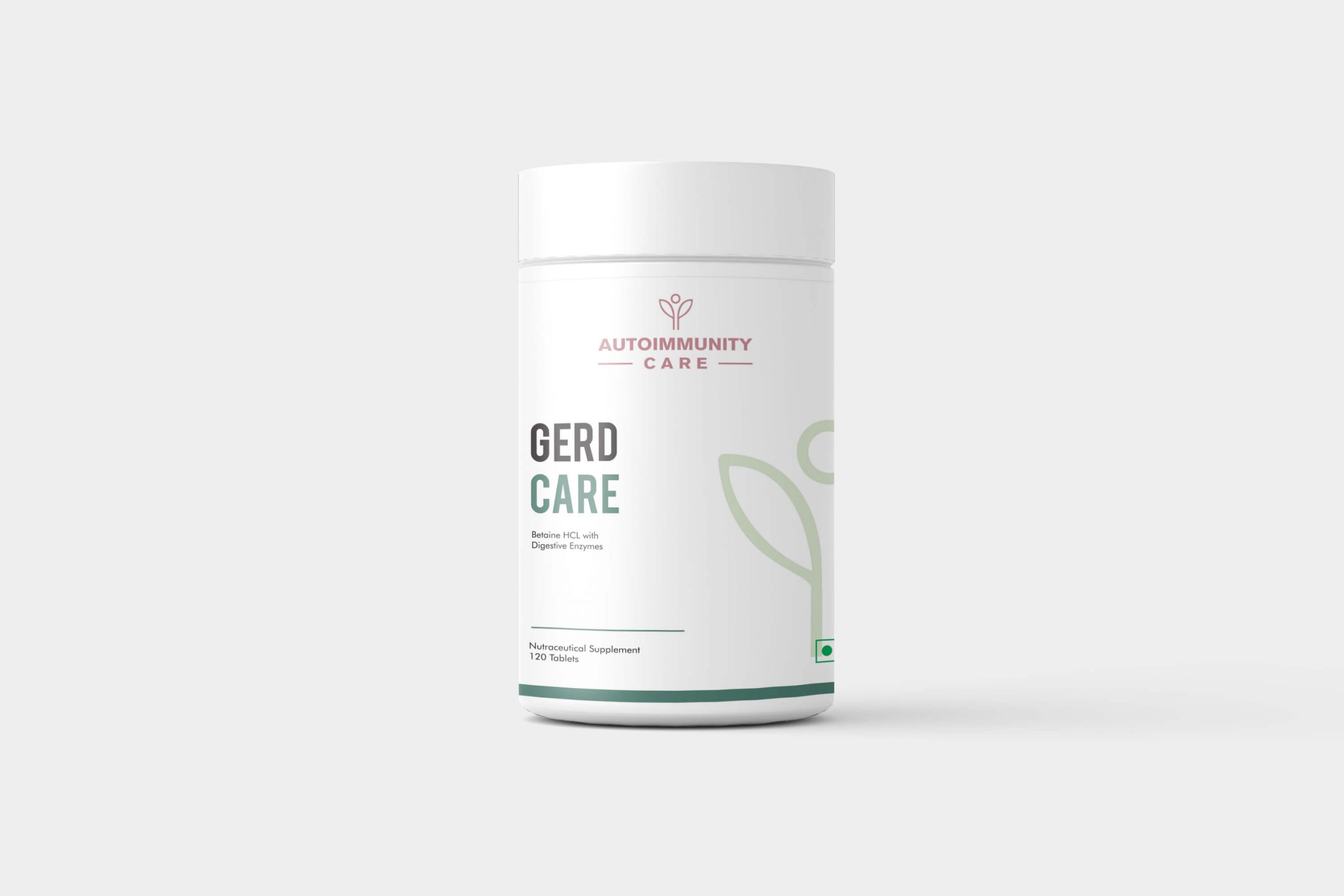 Gerd Care: Betaine HCL with Digestive Enzymes l 120 Tablets